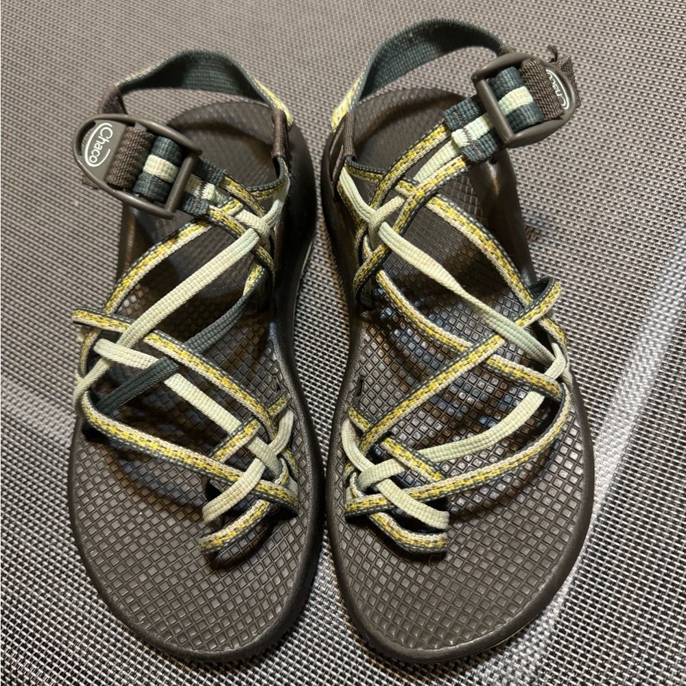 Chaco Women's Sandals - Brown and Yellow